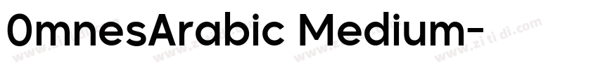 0mnesArabic Medium字体转换